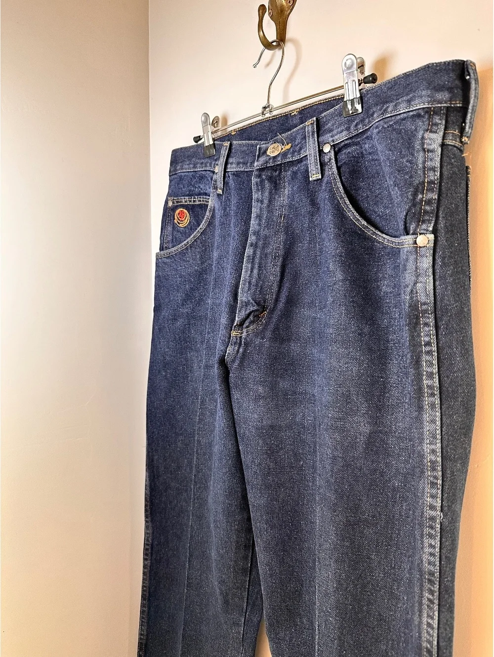 Twenty X Twenty Jeans Men’s 34x32 Dark Wash Straight Leg Vintage Denim